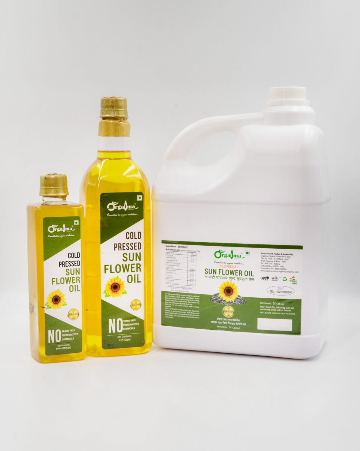 Cold Pressed Sunflower Oil